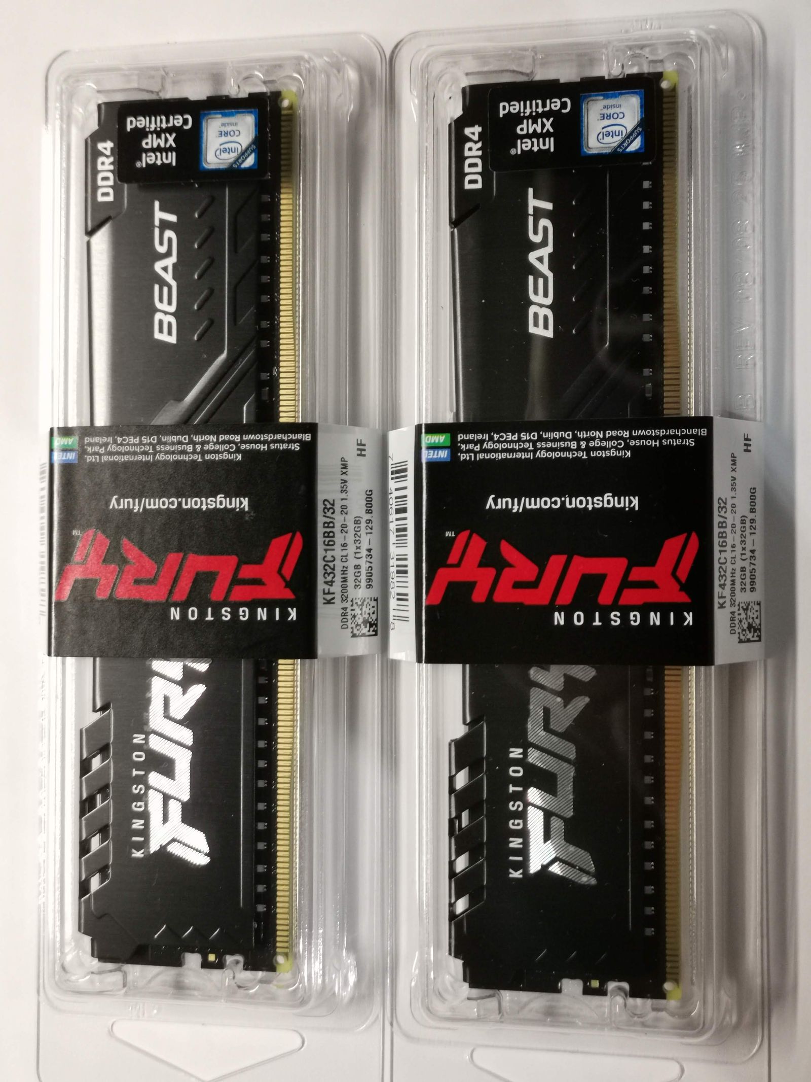 Kingston FURY™ Beast DDR4 32GB 記憶體