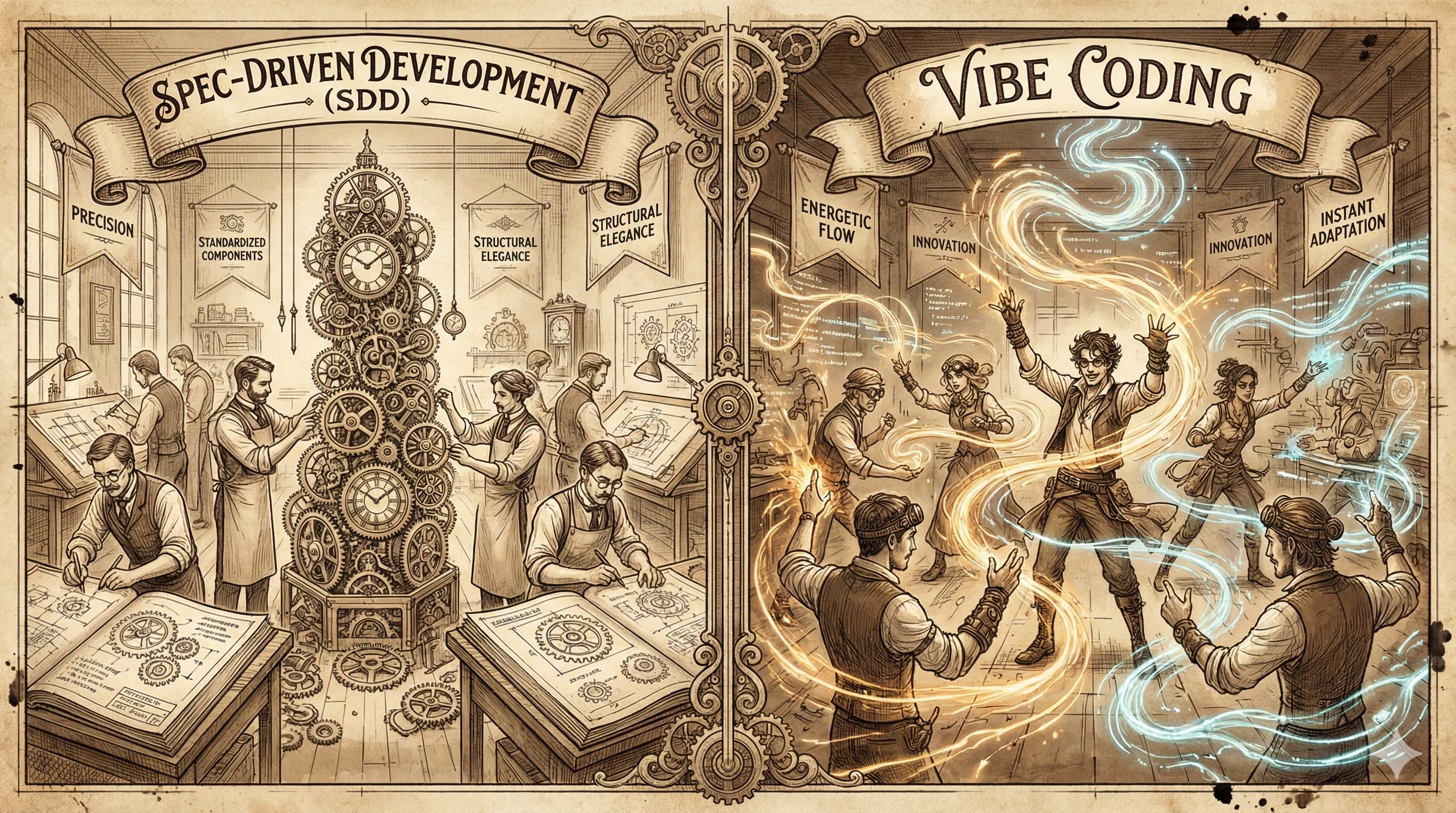 {隨筆} Vibe Coding vs SDD(Spec-Driven Development) {隨筆} Vibe Coding vs SDD(Spec-Driven Development)